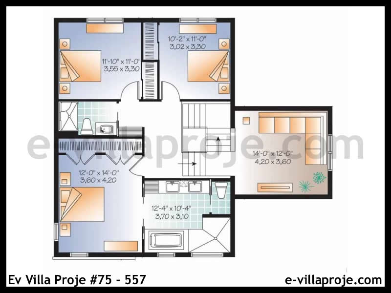 Ev Villa Proje #75 – 557 Ev Villa Projesi Model Detayları