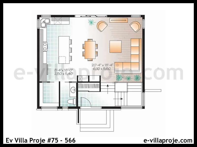 Ev Villa Proje #75 – 566 Ev Villa Projesi Model Detayları