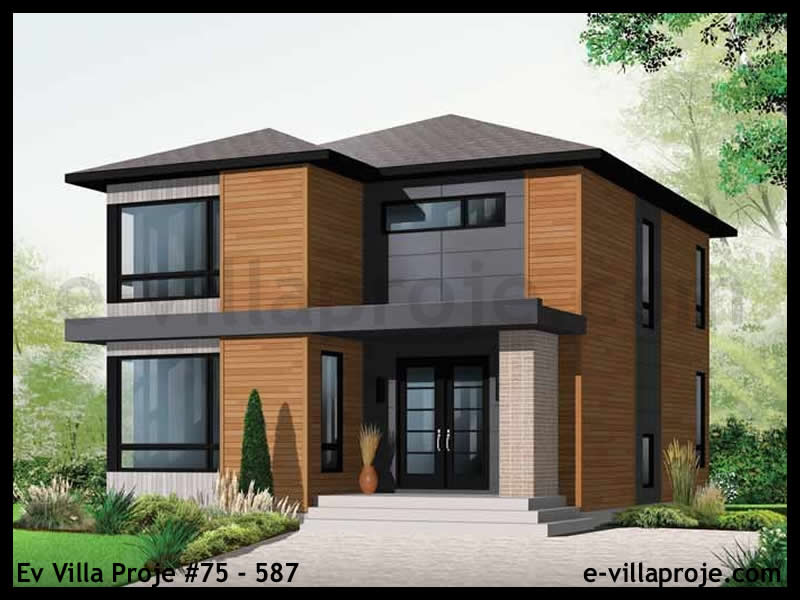 Ev Villa Proje #75 – 587, 2 katlı, 3 yatak odalı, 0 garajlı, 167 m2