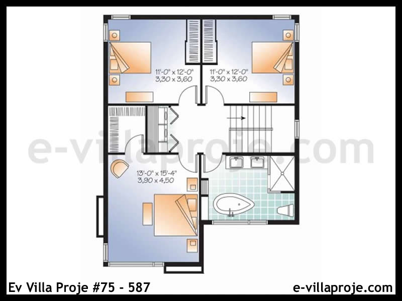 Ev Villa Proje #75 – 587 Ev Villa Projesi Model Detayları