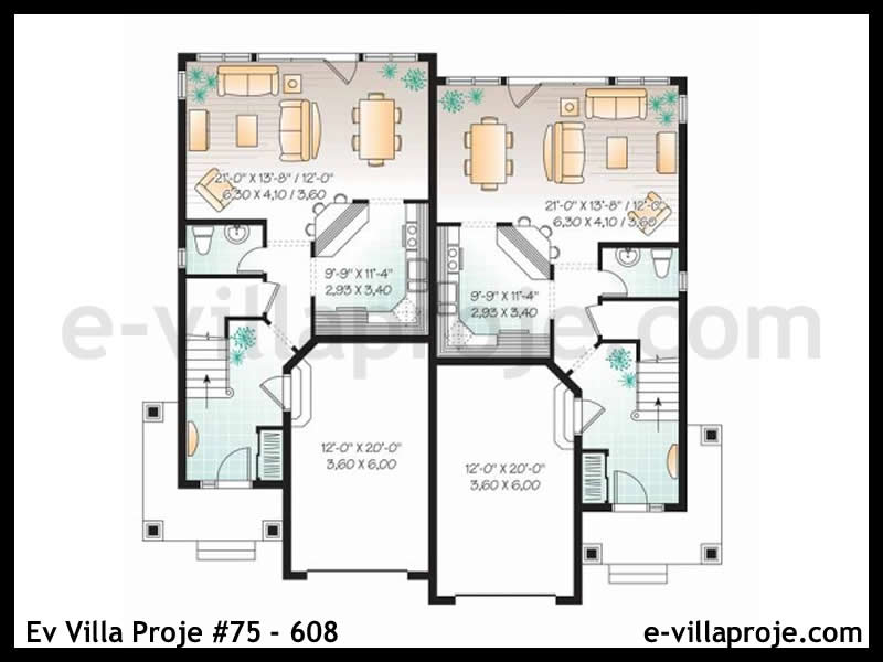 Ev Villa Proje #75 – 608 Ev Villa Projesi Model Detayları