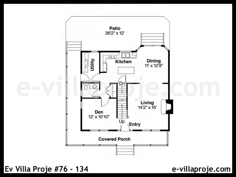Ev Villa Proje #76 – 134 Ev Villa Projesi Model Detayları