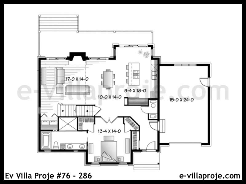 Ev Villa Proje #76 – 286 Ev Villa Projesi Model Detayları
