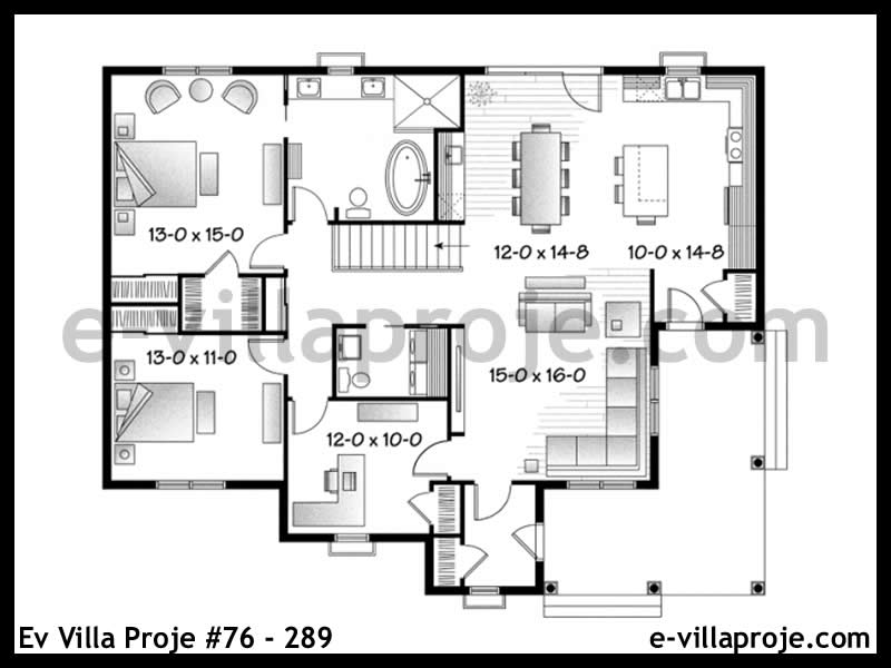 Ev Villa Proje #76 – 289 Ev Villa Projesi Model Detayları