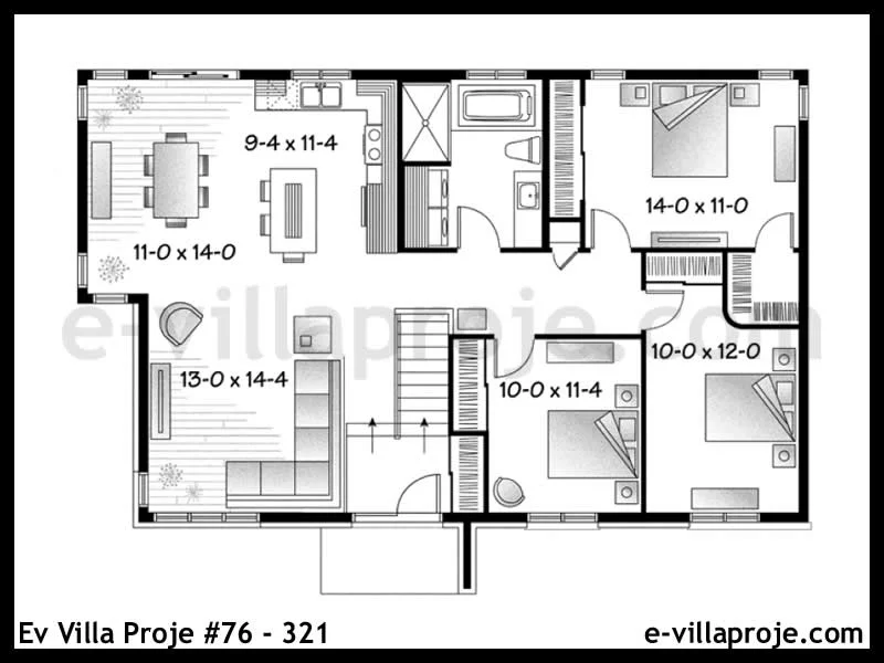 Ev Villa Proje #76 – 321 Ev Villa Projesi Model Detayları