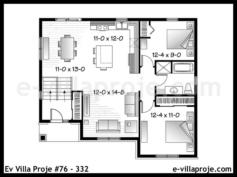 Ev Villa Proje #76 – 332 Ev Villa Projesi Model Detayları