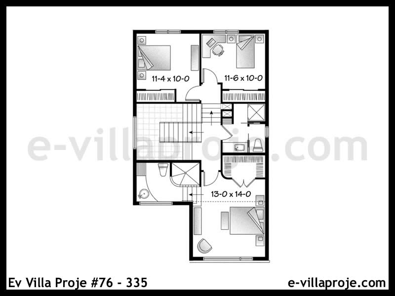 Ev Villa Proje #76 – 335 Ev Villa Projesi Model Detayları