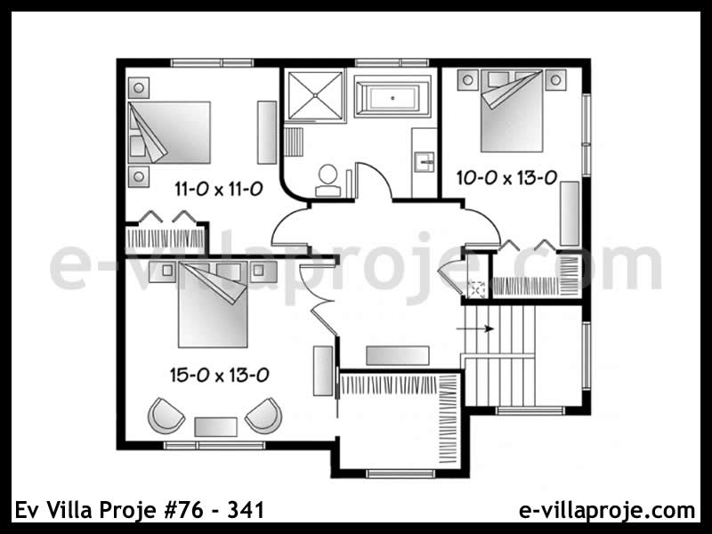Ev Villa Proje #76 – 341 Ev Villa Projesi Model Detayları