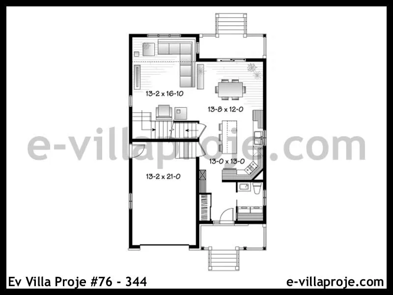 Ev Villa Proje #76 – 344 Ev Villa Projesi Model Detayları