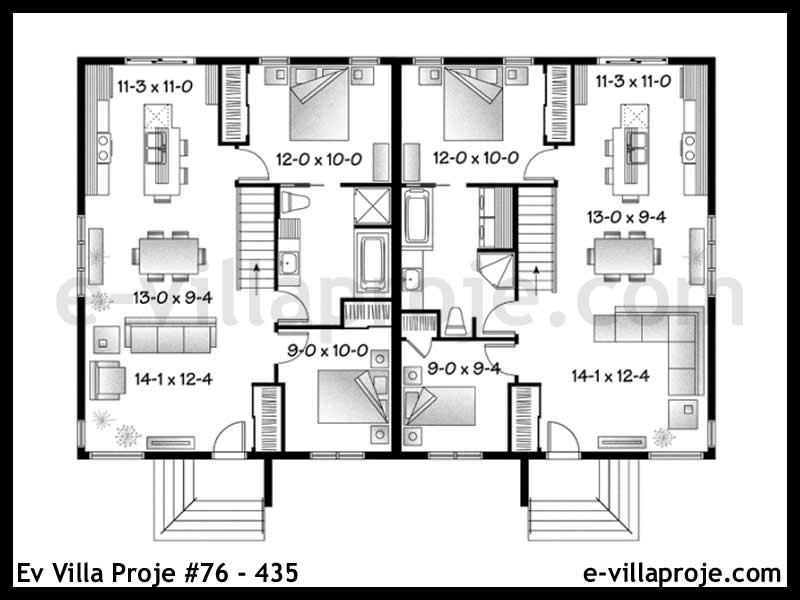 Ev Villa Proje #76 – 435 Ev Villa Projesi Model Detayları