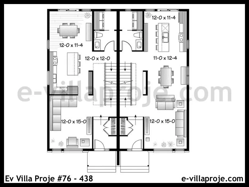 Ev Villa Proje #76 – 438 Ev Villa Projesi Model Detayları