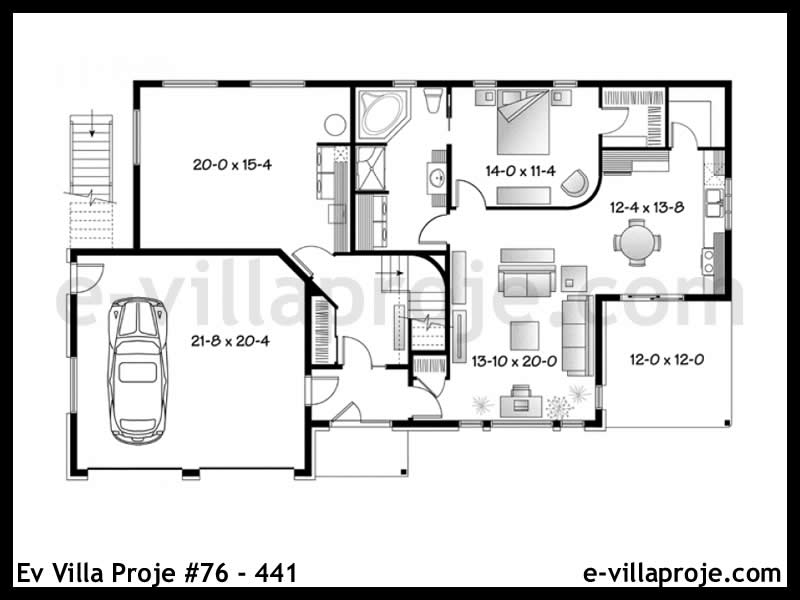 Ev Villa Proje #76 – 441 Ev Villa Projesi Model Detayları