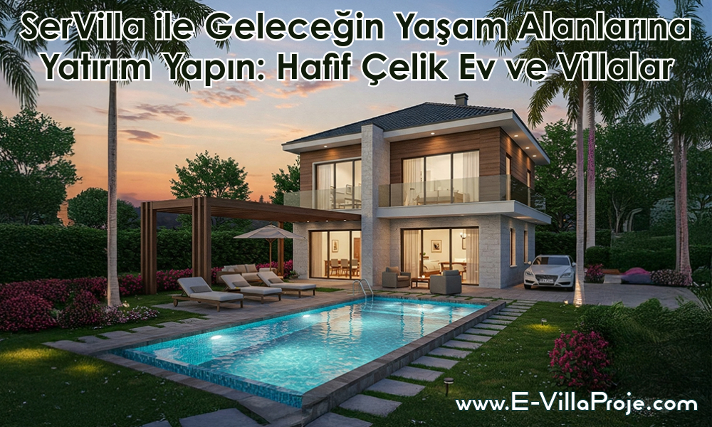 SerVilla ile Geleceğin Yaşam Alanlarına Yatırım Yapın: Hafif Çelik Ev ve Villalar