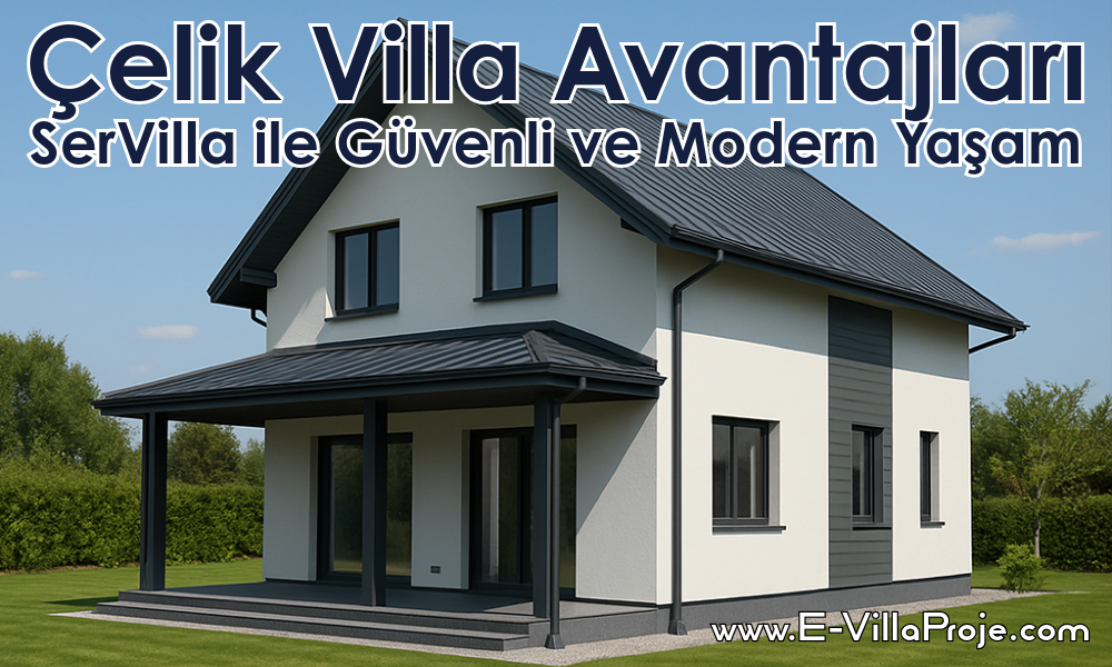 Çelik Villa Avantajları – SerVilla ile Güvenli ve Modern Yaşam