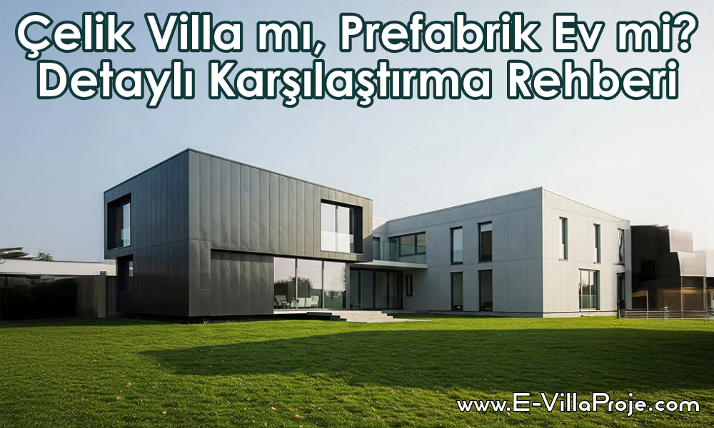 Çelik Villa mı, Prefabrik Ev mi? Detaylı Karşılaştırma Rehberi