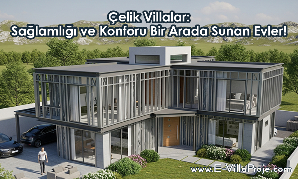Çelik Villalar: Sağlamlığı ve Konforu Bir Arada Sunan Evler!