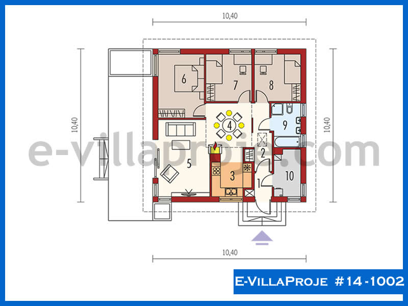 Ev Villa Proje #14 – 1002 Ev Villa Projesi Model Detayları