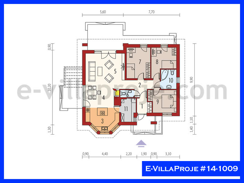 Ev Villa Proje #14 – 1009 Ev Villa Projesi Model Detayları