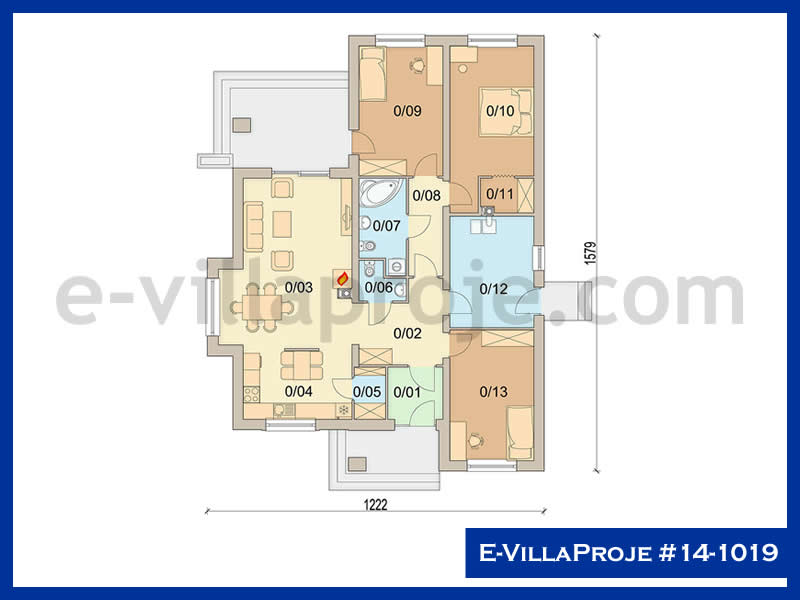 Ev Villa Proje #14 – 1019 Ev Villa Projesi Model Detayları