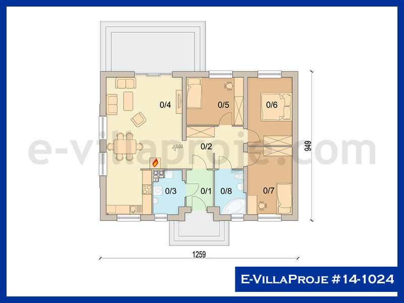 Ev Villa Proje #14 – 1024 Ev Villa Projesi Model Detayları