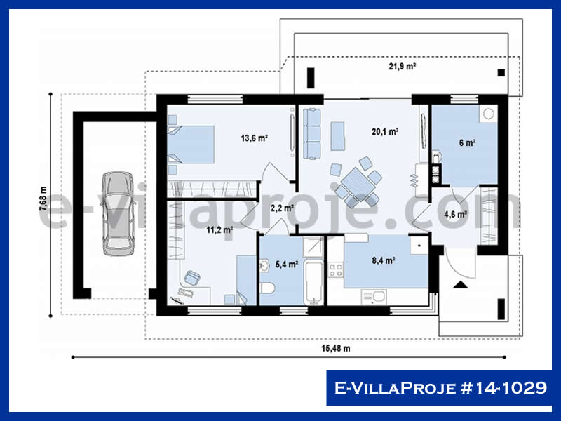 E-VillaProje #14-1029 Ev Villa Projesi Model Detayları