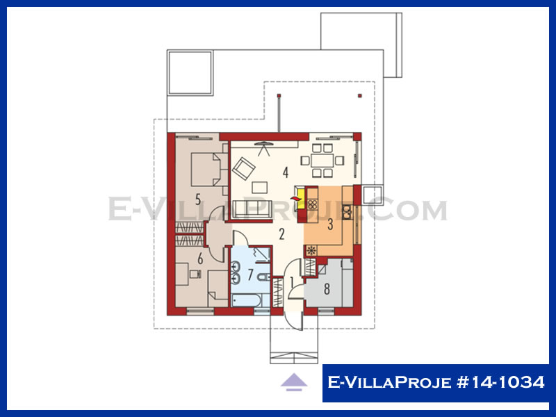 E-VillaProje #14-1034 Ev Villa Projesi Model Detayları