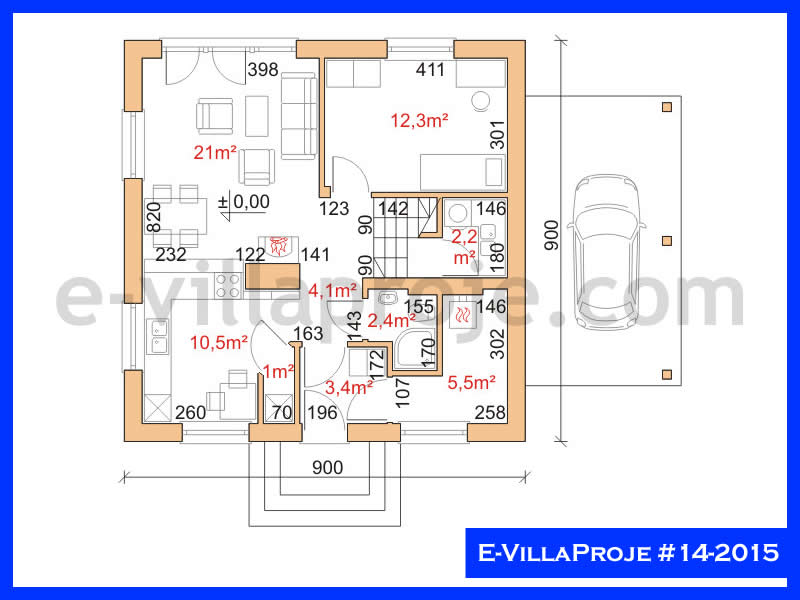 Ev Villa Proje #14 – 2015 Ev Villa Projesi Model Detayları