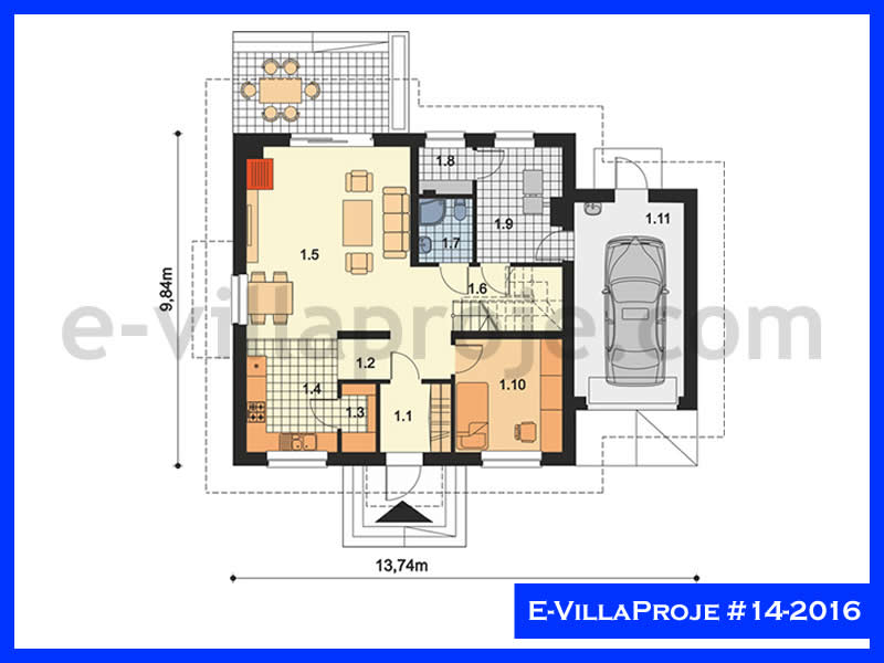 Ev Villa Proje #14 – 2016 Ev Villa Projesi Model Detayları