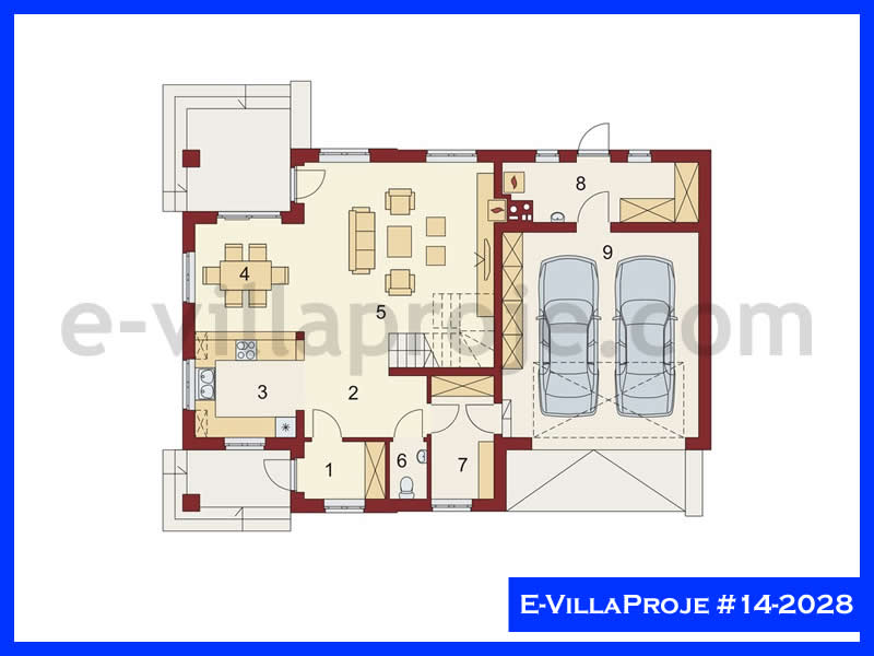 Ev Villa Proje #14 – 2028 Ev Villa Projesi Model Detayları