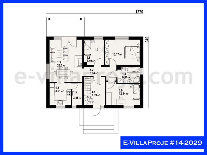 Ev Villa Proje #14 – 2029 Ev Villa Projesi Model Detayları