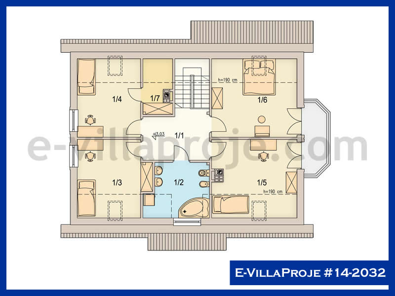 Ev Villa Proje #14 – 2032 Ev Villa Projesi Model Detayları