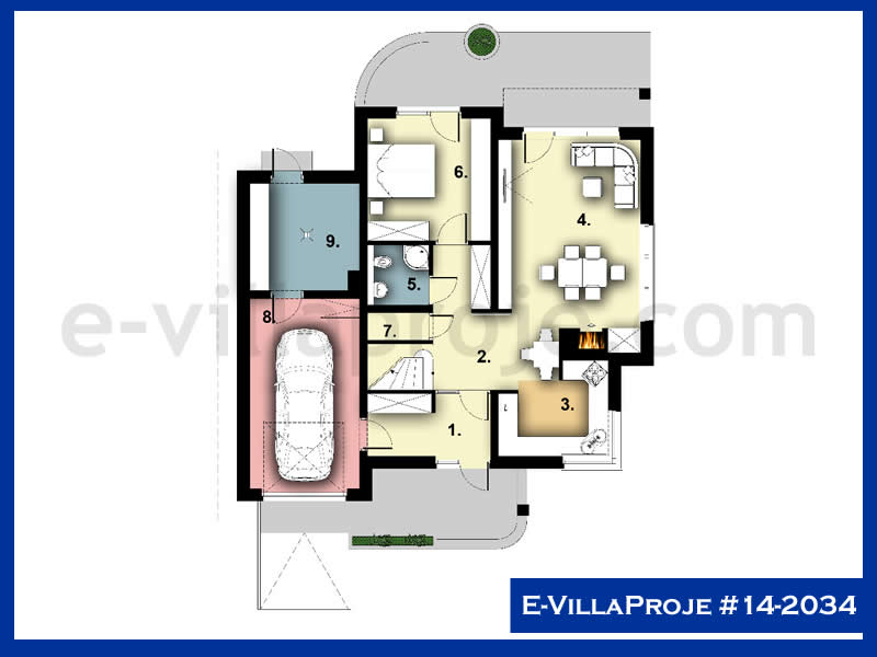 Ev Villa Proje #14 – 2034 Ev Villa Projesi Model Detayları