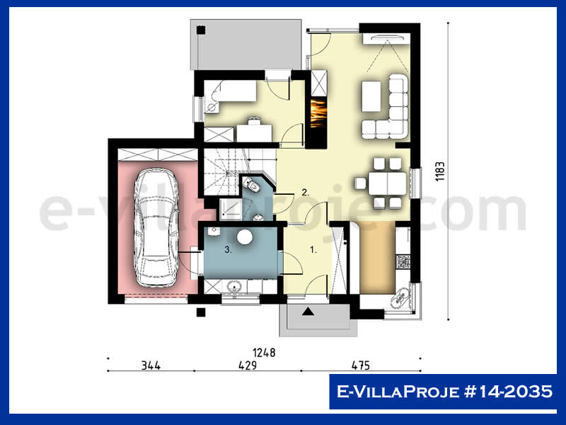 Ev Villa Proje #14 – 2035 Ev Villa Projesi Model Detayları