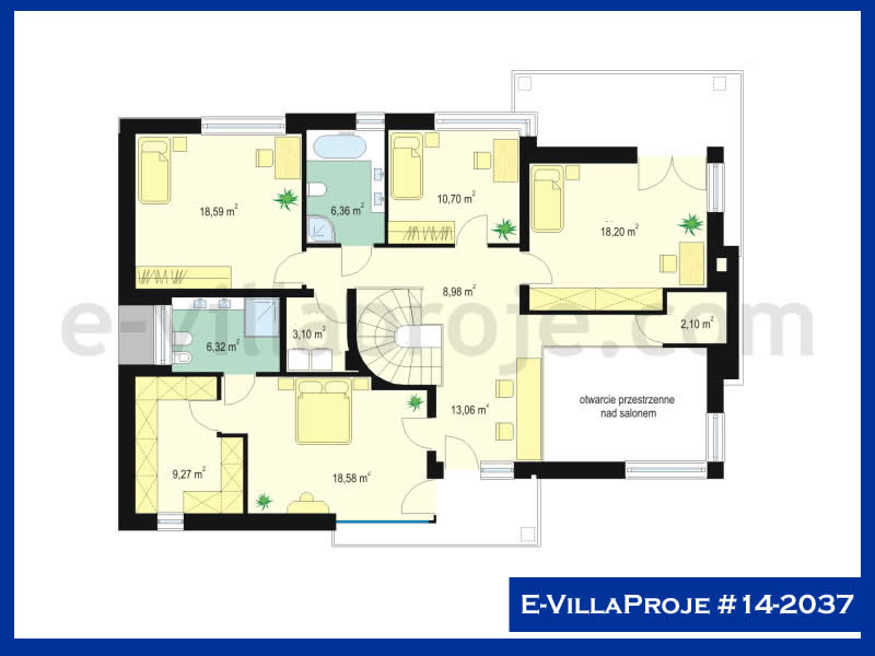 Ev Villa Proje #14 – 2037 Ev Villa Projesi Model Detayları