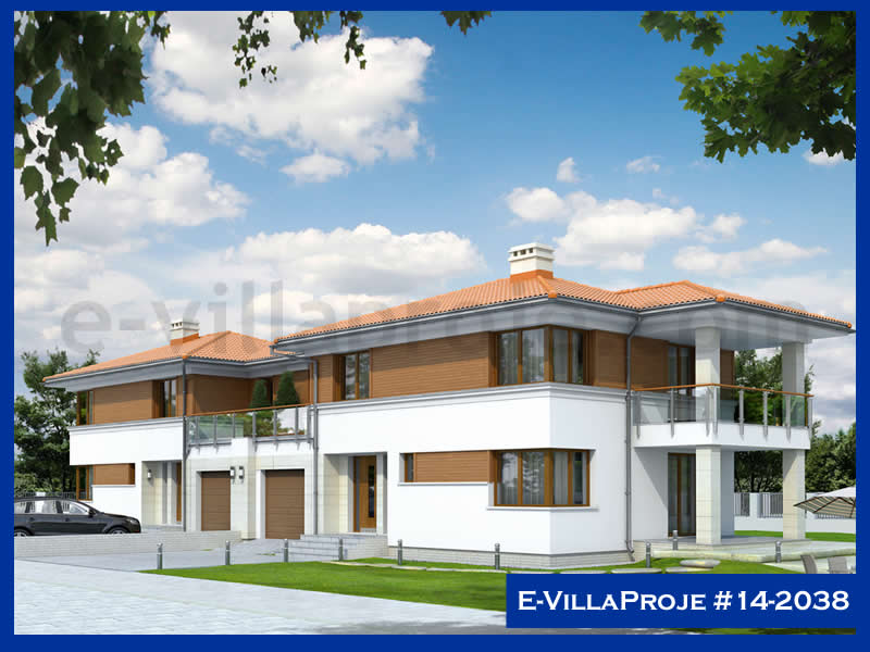 Ev Villa Proje #14 – 2038, 2 katlı, 3 yatak odalı, 1 garajlı, 220 m2