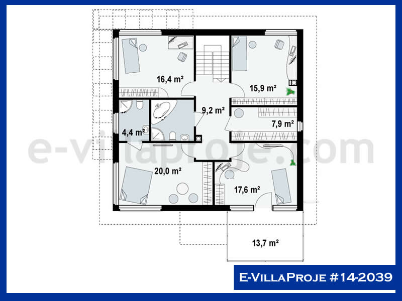 Ev Villa Proje #14 – 2039 Ev Villa Projesi Model Detayları