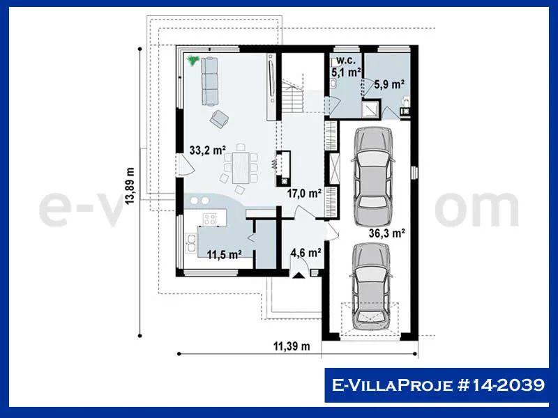 Ev Villa Proje #14 – 2039 Ev Villa Projesi Model Detayları
