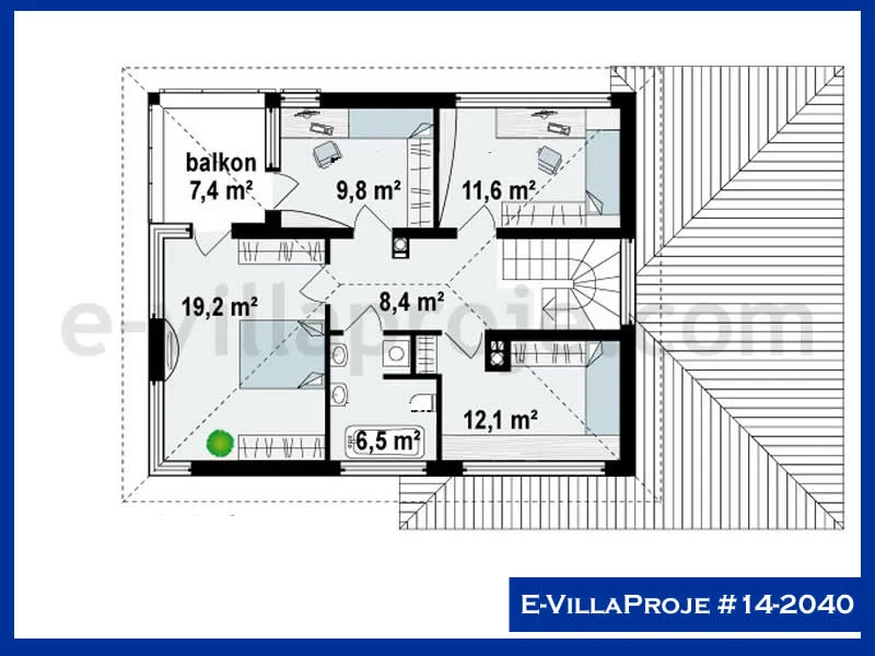 Ev Villa Proje #14 – 2040 Ev Villa Projesi Model Detayları