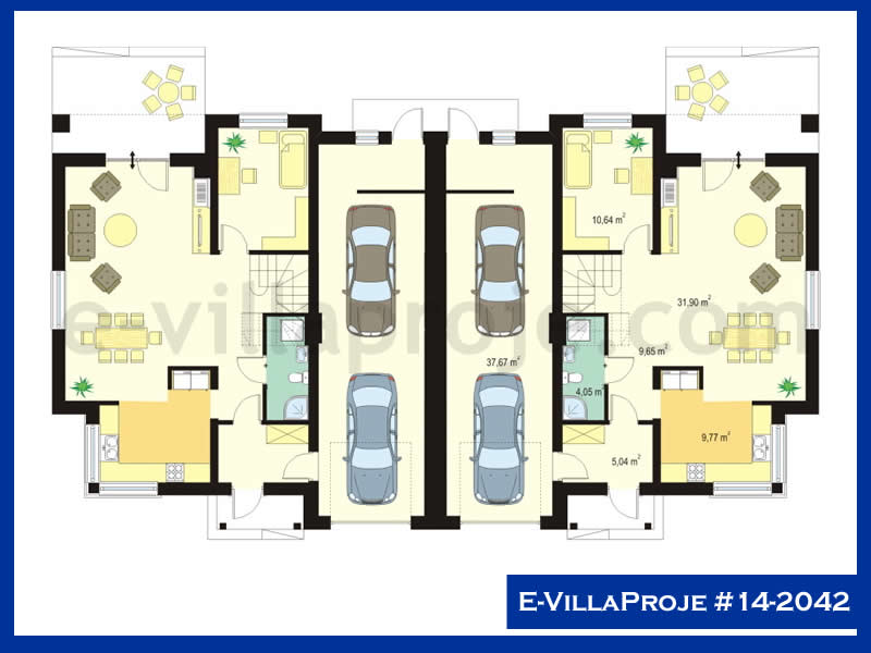 Ev Villa Proje #14 – 2042 Ev Villa Projesi Model Detayları