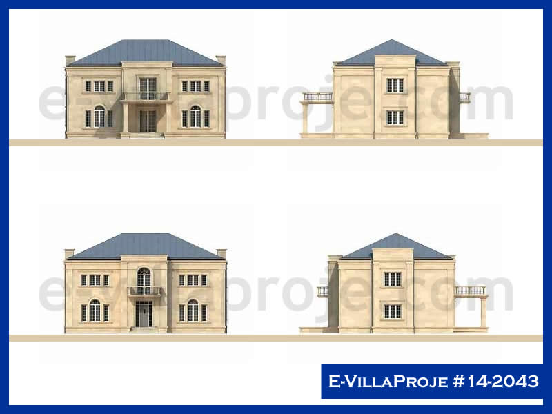 Ev Villa Proje #14 – 2043 Ev Villa Projesi Model Detayları