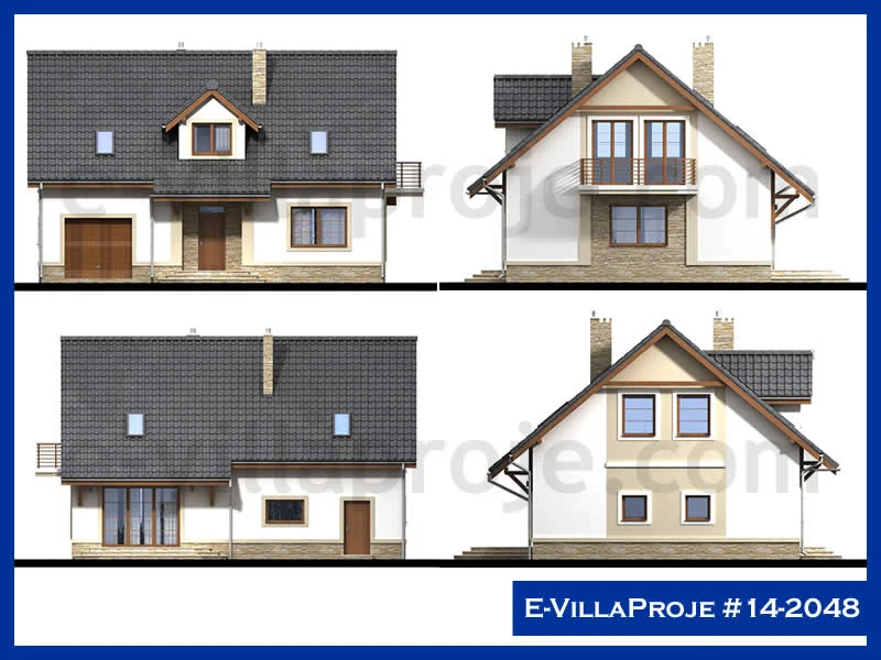 Ev Villa Proje #14 – 2048 Ev Villa Projesi Model Detayları
