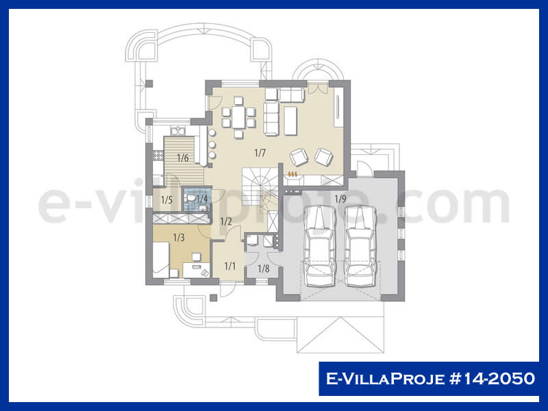 Ev Villa Proje #14 – 2050 Ev Villa Projesi Model Detayları