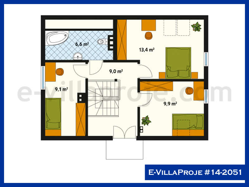 Ev Villa Proje #14 – 2052 Ev Villa Projesi Model Detayları