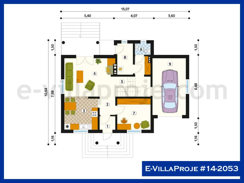 Ev Villa Proje #14 – 2053 Ev Villa Projesi Model Detayları