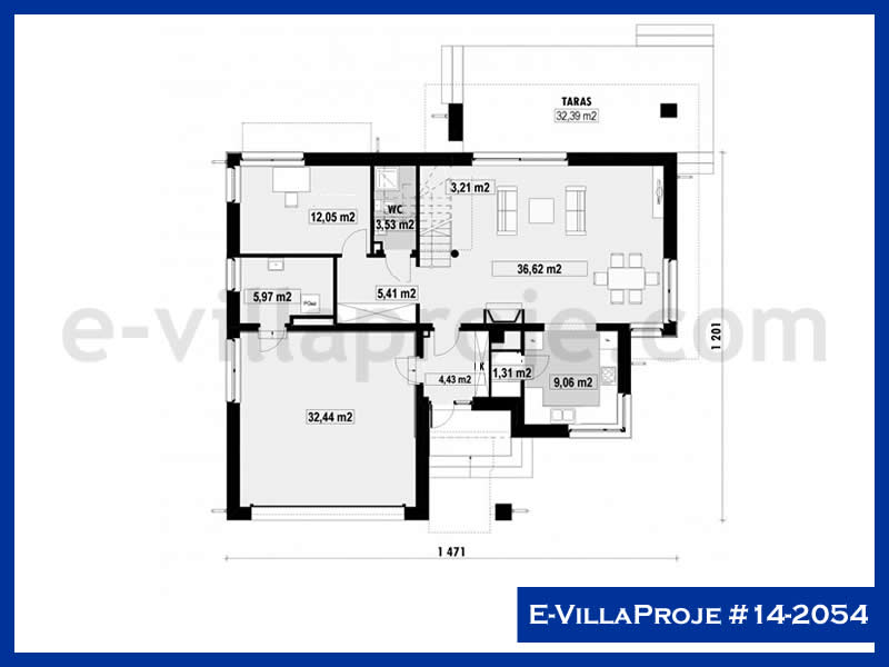 Ev Villa Proje #14 – 2054 Ev Villa Projesi Model Detayları
