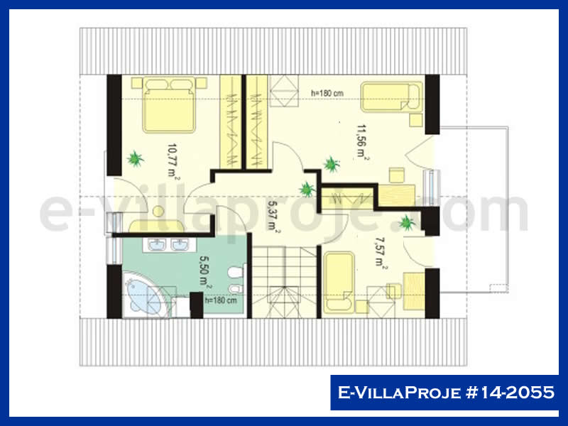 Ev Villa Proje #14 – 2055 Ev Villa Projesi Model Detayları
