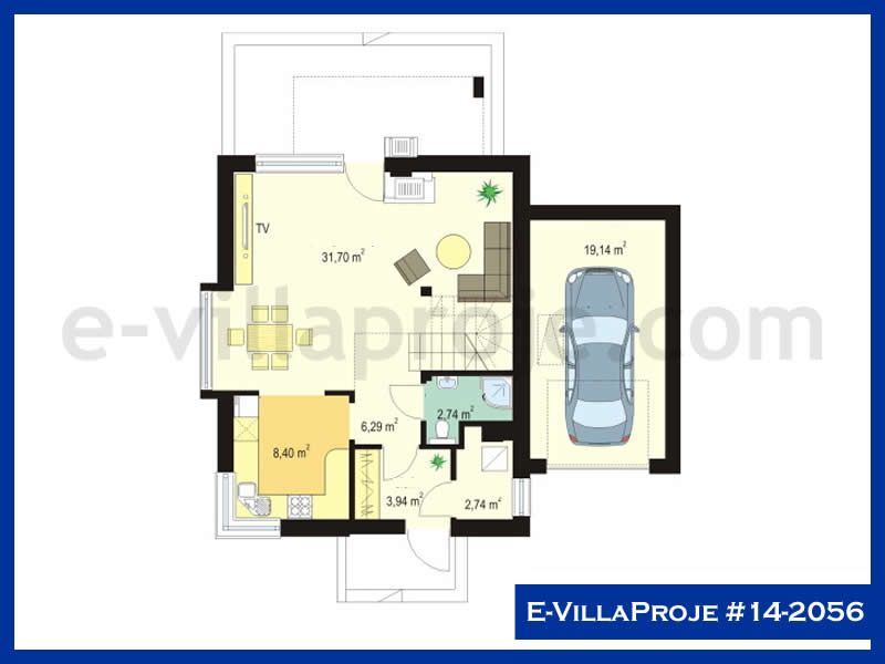 Ev Villa Proje #14 – 2056 Ev Villa Projesi Model Detayları