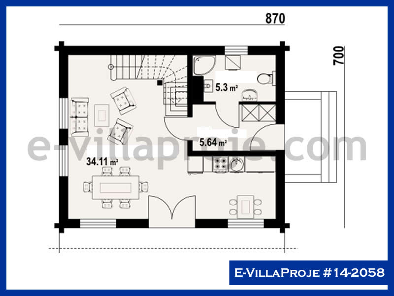 Ev Villa Proje #14 – 2058 Ev Villa Projesi Model Detayları