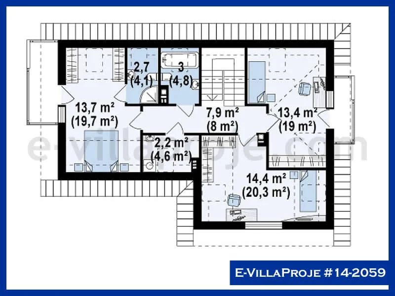 Ev Villa Proje #14 – 2059 Ev Villa Projesi Model Detayları
