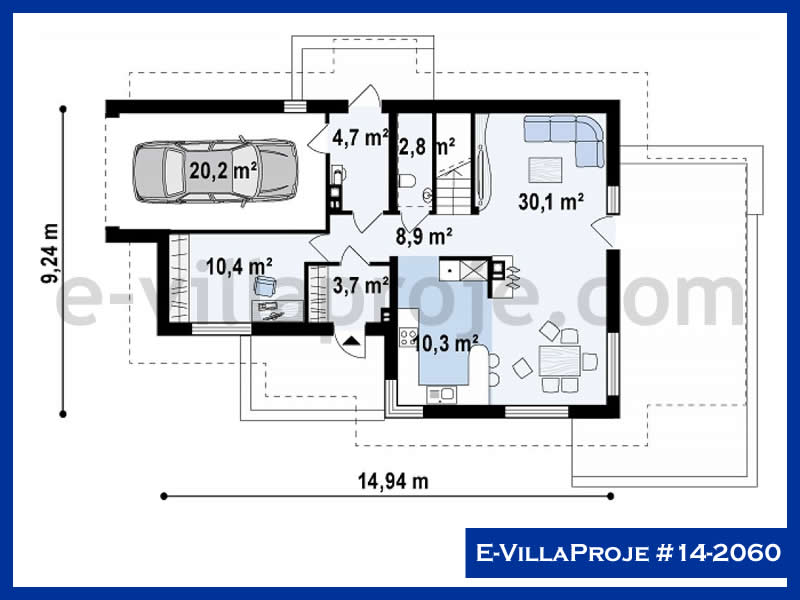 E-VillaProje #14-2060 Ev Villa Projesi Model Detayları